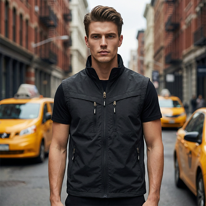 Herren Outdoor Mehrzweckweste mit mehreren Taschen