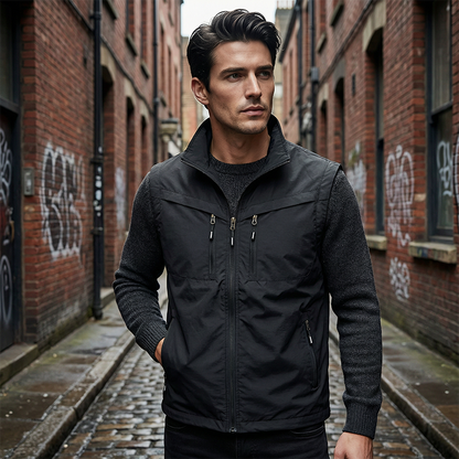 Herren Outdoor Mehrzweckweste mit mehreren Taschen
