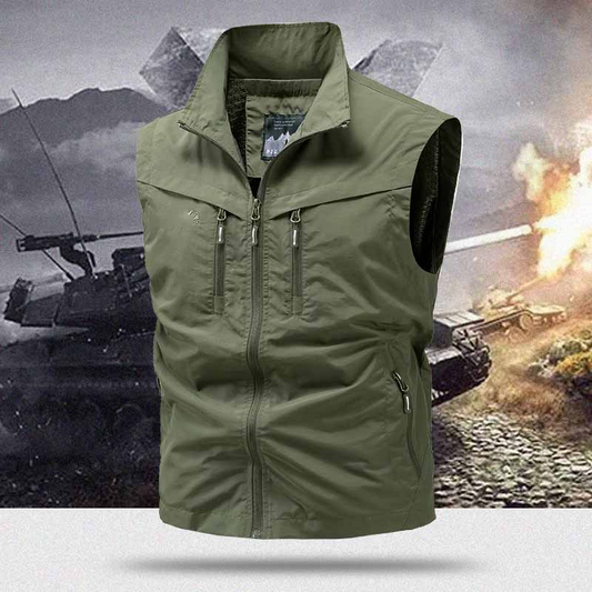Herren Outdoor Mehrzweckweste mit mehreren Taschen