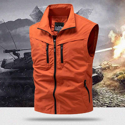 Herren Outdoor Mehrzweckweste mit mehreren Taschen