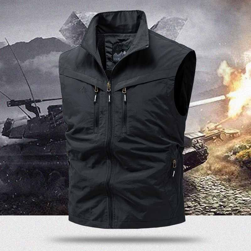 Herren Outdoor Mehrzweckweste mit mehreren Taschen