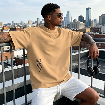 👕🏙️ 50% RABATT JETZT! Herren Urban Style Loose Fit T-Shirt – Premium Baumwollmix, Lässiger Oversize-Schnitt & Grafikdruck ✨