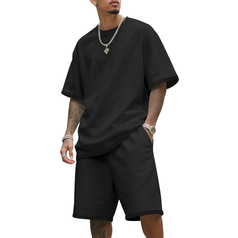 Herren Freizeit-Set – T-Shirt & Shorts – bequem & atmungsaktiv