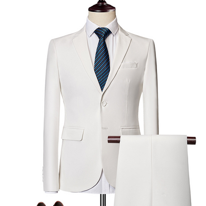 🔥-60% Aktion – Nur solange der Vorrat reicht⏳Zweiteiliges Business-Anzugset für Herren in Modern Fit