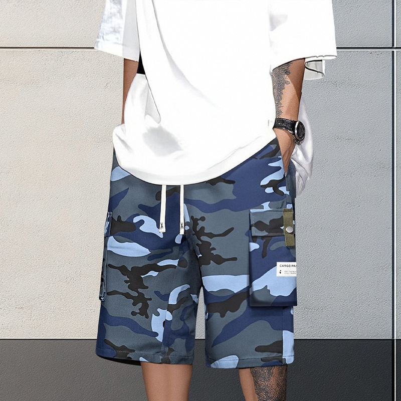 Camouflage-Cargo-Shorts für Herren – leicht, strapazierfähig & bequem