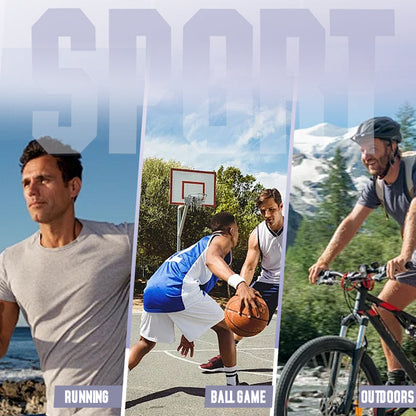 Schnelltrocknendes Laufshirt für Herren – perfekt für Sommer & Gym🏃‍♂️☀️