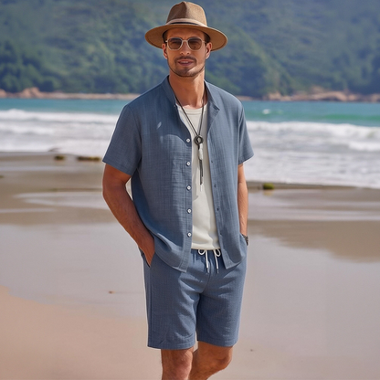 Leichtes Herren-Freizeit-Set – lässig & sommerlich