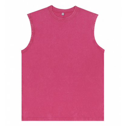👕 50% RABATT! 🔥 Herren Vintage-gewaschenes Ärmelloses Tank Top – Atmungsaktiv, Leicht & Perfekt Für Einen Lässigen Sommerlook Oder Das Fitnessstudio 💪