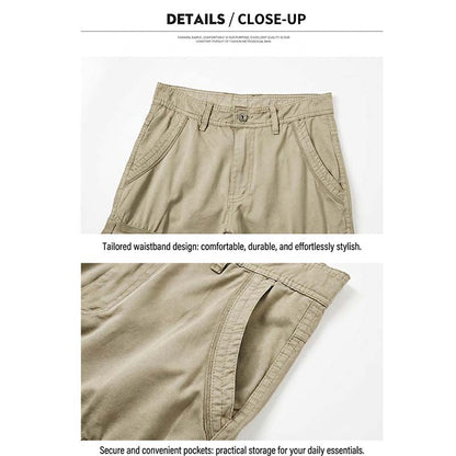 Klassische taktische Cargo-Hose für Herren – strapazierfähig, vielseitig & funktional – ideal für Outdoor, Arbeit & Freizeit👖⛰️