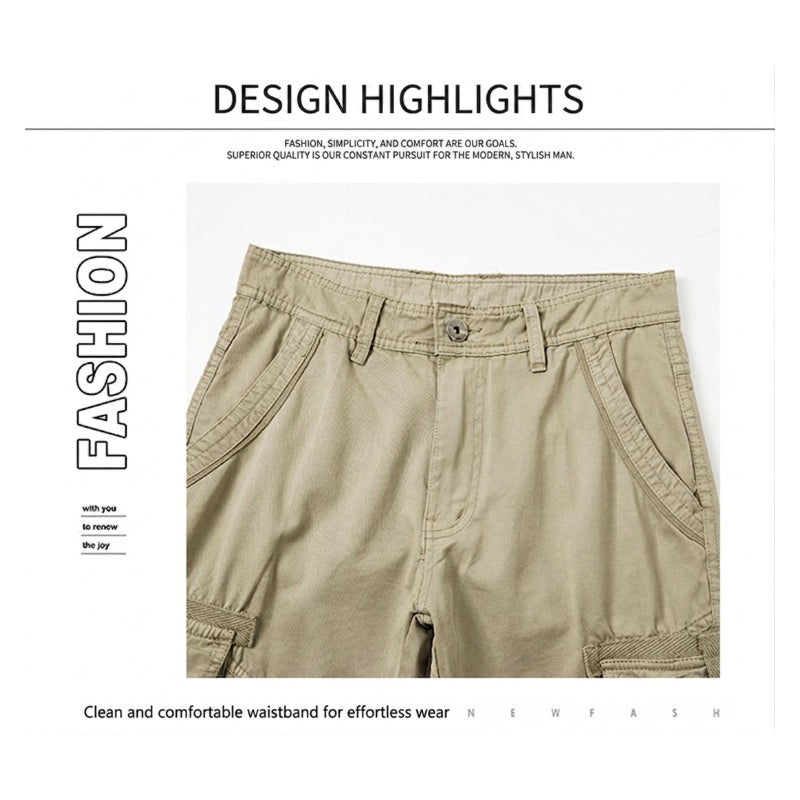 Klassische taktische Cargo-Hose für Herren – strapazierfähig, vielseitig & funktional – ideal für Outdoor, Arbeit & Freizeit👖⛰️