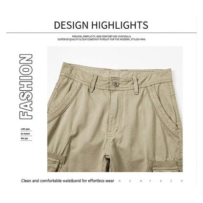 Klassische taktische Cargo-Hose für Herren – strapazierfähig, vielseitig & funktional – ideal für Outdoor, Arbeit & Freizeit👖⛰️