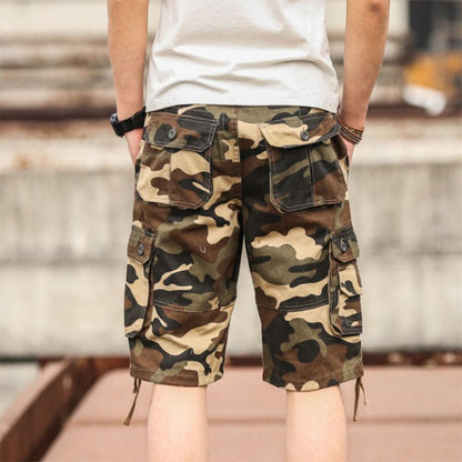 Men's Cotton Blend Camouflage Cargo Shorts