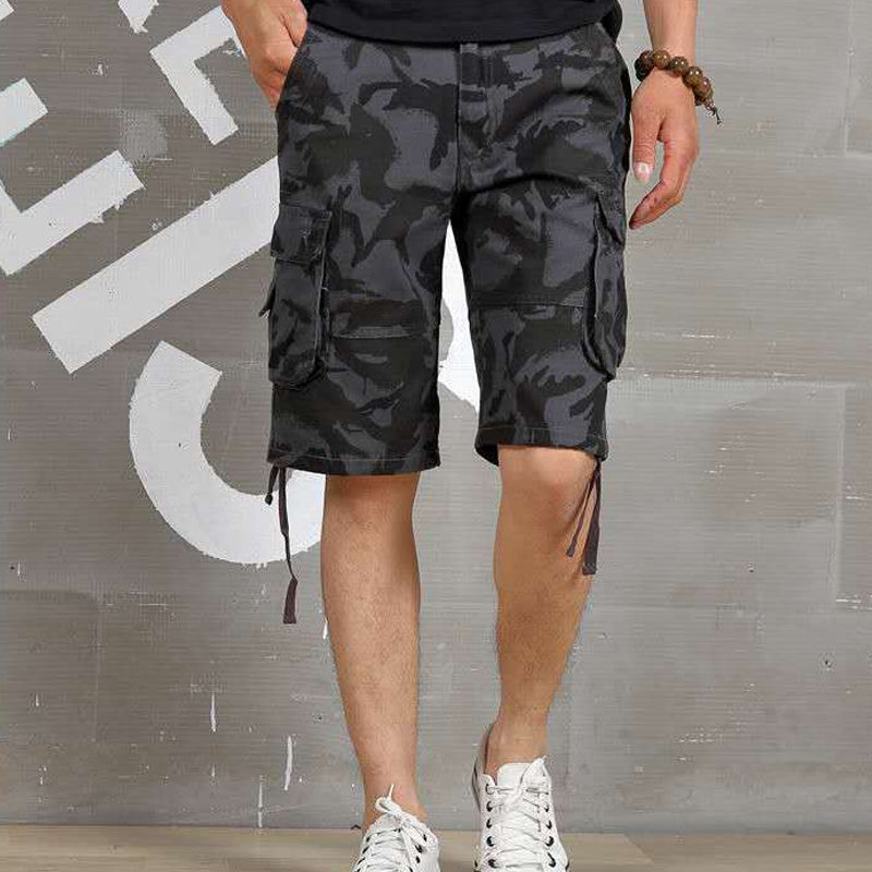 Men's Cotton Blend Camouflage Cargo Shorts