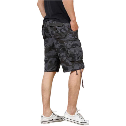 Men's Cotton Blend Camouflage Cargo Shorts