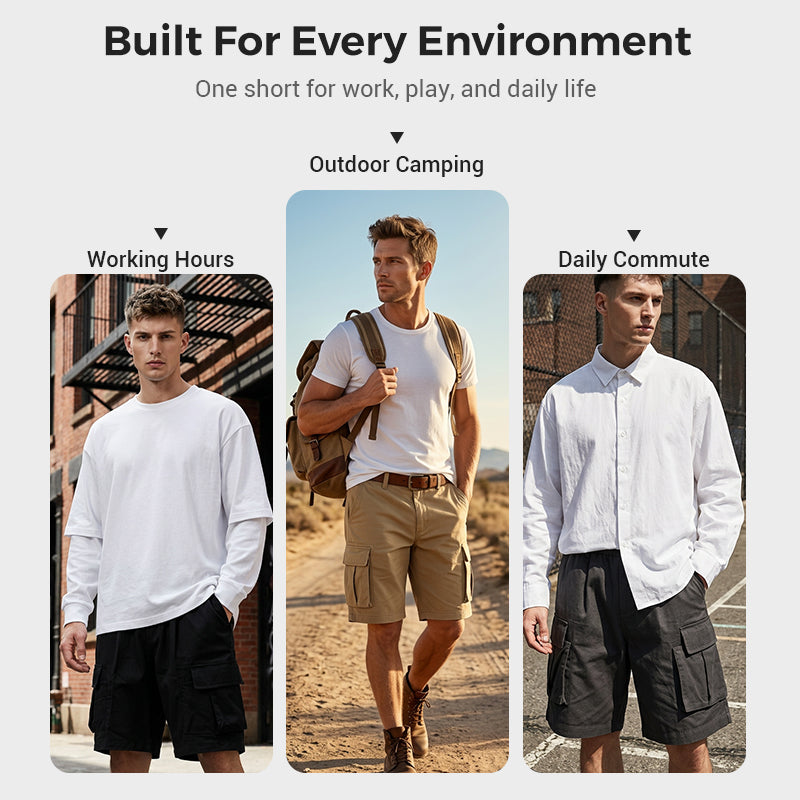 Men's Loose Fit Cargo Shorts