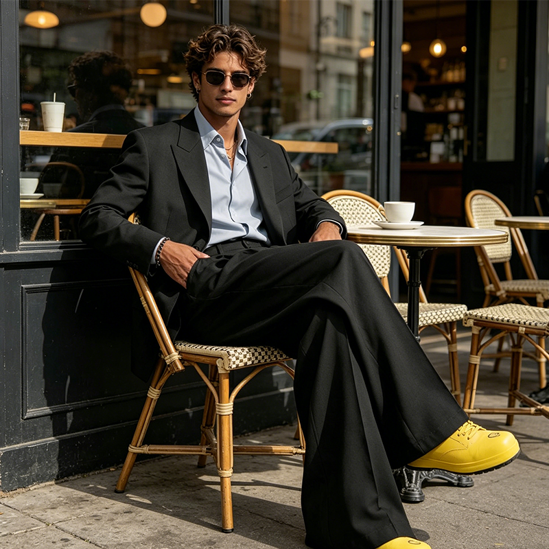 👖 50% RABATT! ✨ Minimalistische Herrenhose mit weitem Bein – Leicht, atmungsaktiv & perfekt für einen modernen, lässigen Look 🚶‍♂️