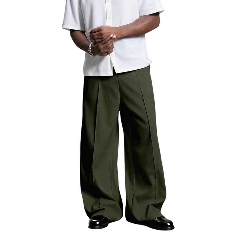 👖 50% RABATT! ✨ Minimalistische Herrenhose mit weitem Bein – Leicht, atmungsaktiv & perfekt für einen modernen, lässigen Look 🚶‍♂️