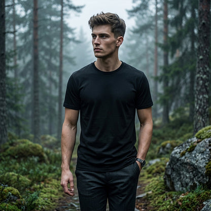 Herren Classic T-Shirt mit Rundhalsausschnitt – bequem, atmungsaktiv & vielseitig
