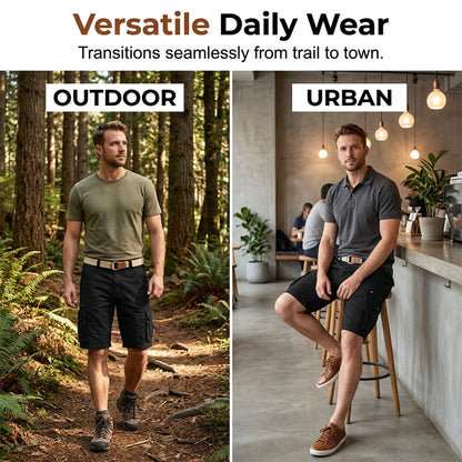 Herren taktische Arbeits-Shorts – knielang, strapazierfähig & vielseitig – ideal für Handwerk, Outdoor & Sicherheitsdienste