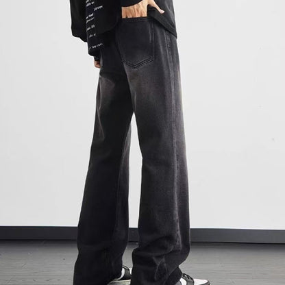 ⏰ 40 % RABATT – Nur für kurze Zeit ✨👖 Herrenjeans mit weitem Bein & Vintage-Waschung – Lässig, bequem & zeitlos!