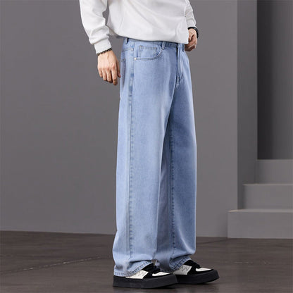 ⏰ 40 % RABATT – Nur für kurze Zeit ✨👖 Herrenjeans mit weitem Bein & Vintage-Waschung – Lässig, bequem & zeitlos!