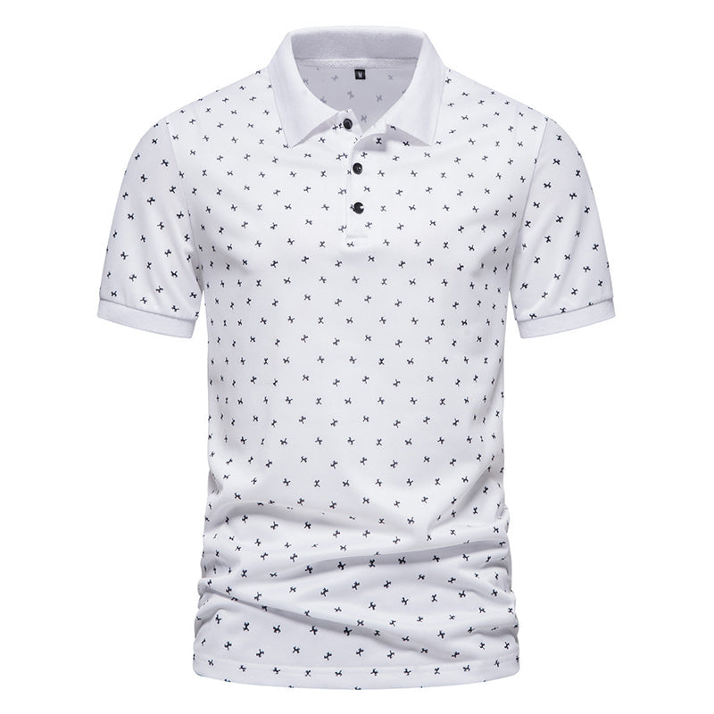 ⏰ 50 % RABATT – Nur für kurze Zeit ✨Herren Kurzarmshirt mit Modernem Muster 👕 Kurzarm, Bequem & Alltagstauglich