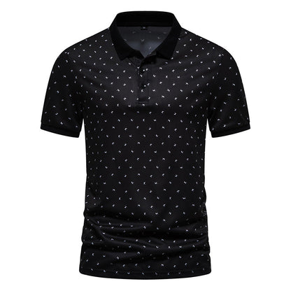 ⏰ 50 % RABATT – Nur für kurze Zeit ✨Herren Kurzarmshirt mit Modernem Muster 👕 Kurzarm, Bequem & Alltagstauglich