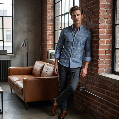 Herren Karohemd Modern Fit 👔 Lässig, Stilvoll & Vielseitig Kombinierbar