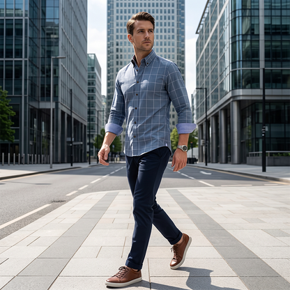 Herren Karohemd Modern Fit 👔 Lässig, Stilvoll & Vielseitig Kombinierbar