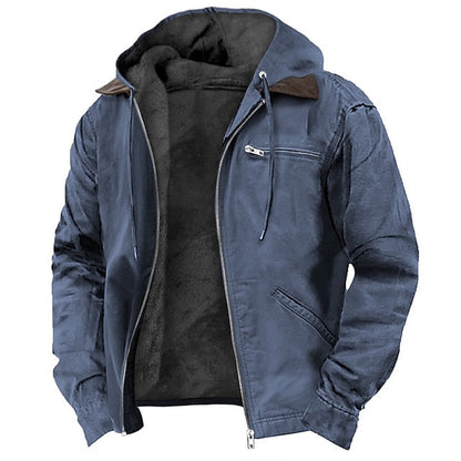 Herren Outdoorjacke Winter wasserdicht mit Kapuze