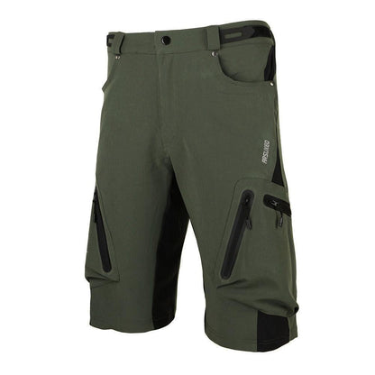 Herren Outdoor Radhose mit atmungsaktivem Material und Reißverschlusstaschen
