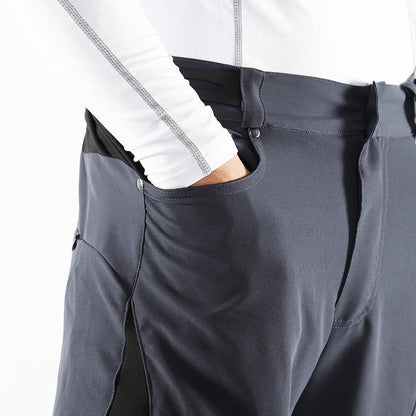Herren Outdoor Radhose mit atmungsaktivem Material und Reißverschlusstaschen